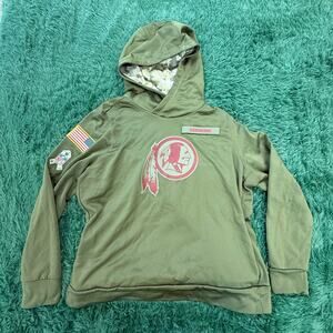 Nike Washington Redskins XXL Camo Salute to Freedom Sweatshirt Hoodie